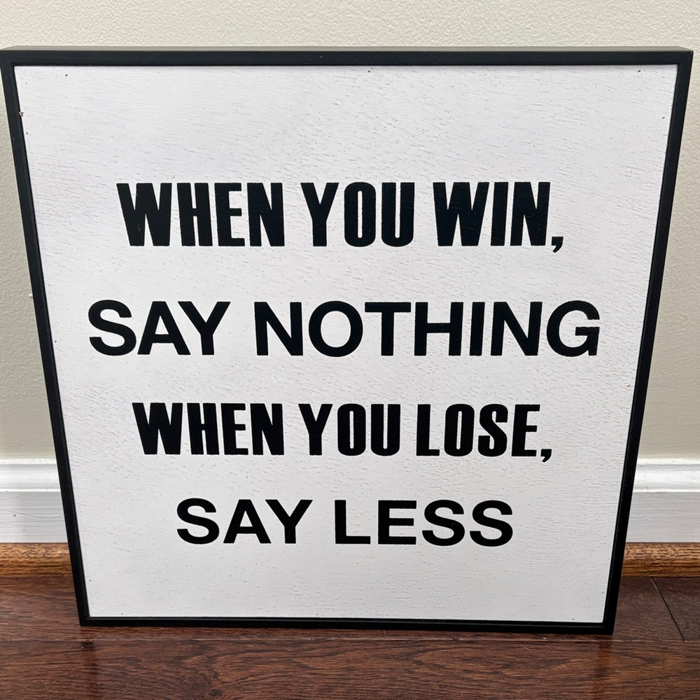 Black and White Motivational Wall Art